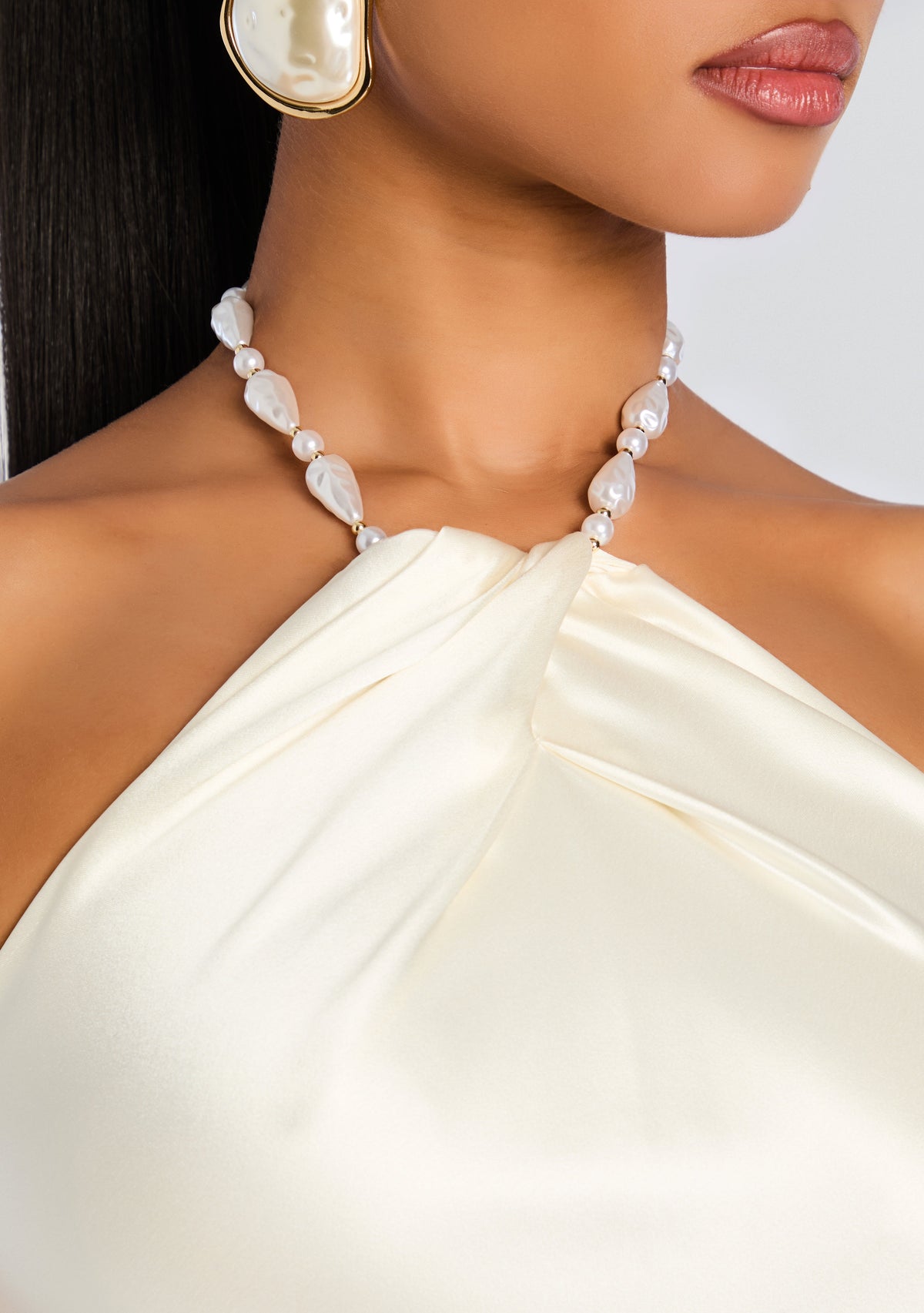 Dominga Dress by retrofête in Cream, product image 2