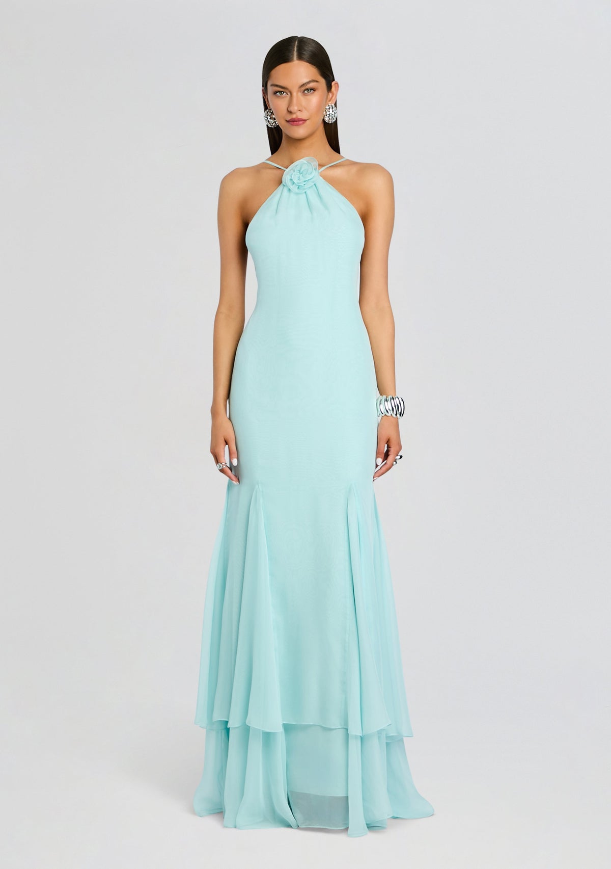 Lirael Chiffon Dress by retrofête in Seychelles, product image 5