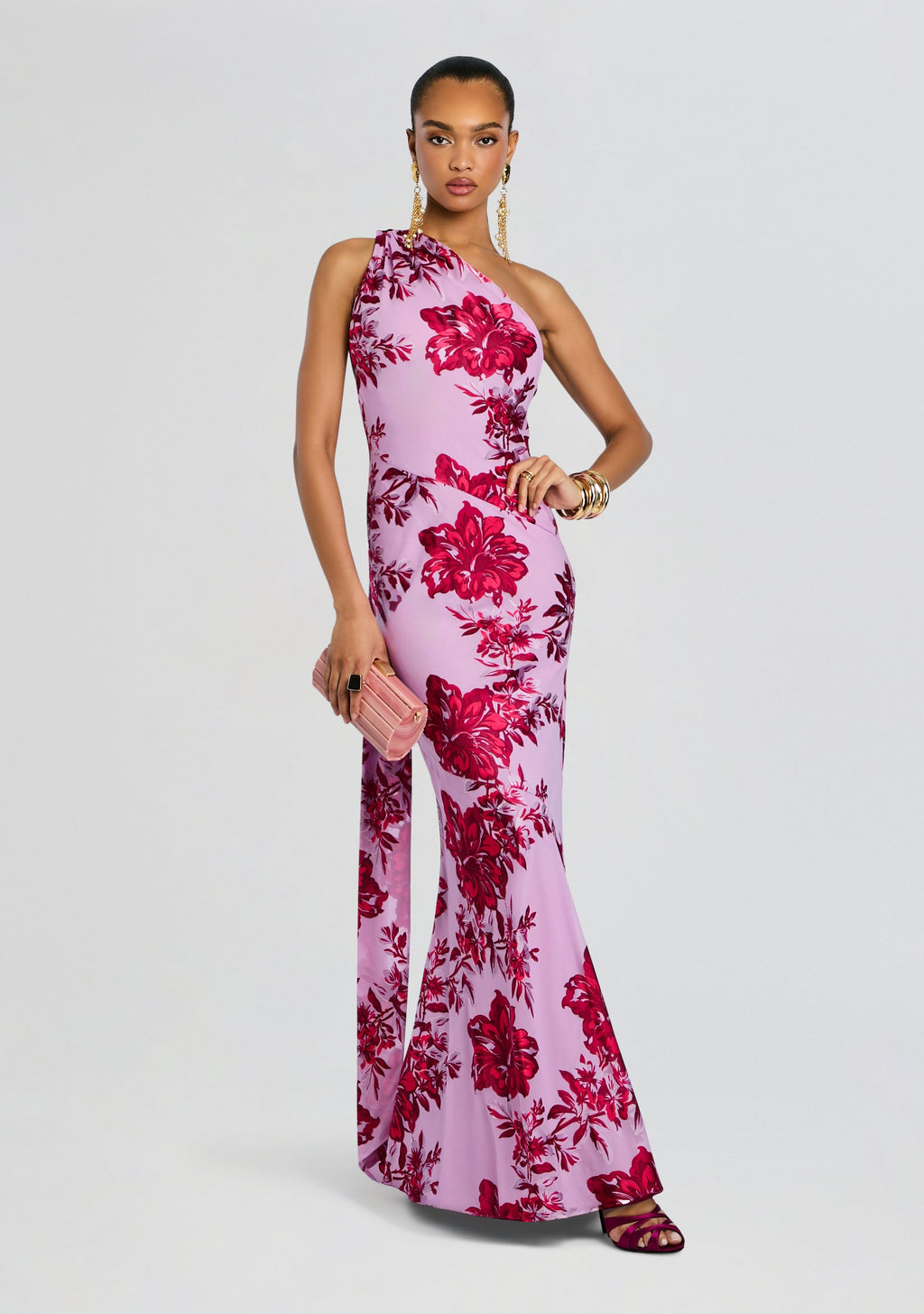 Lorenna Dress by retrofête in Lavande Reverie Burn, product image 3