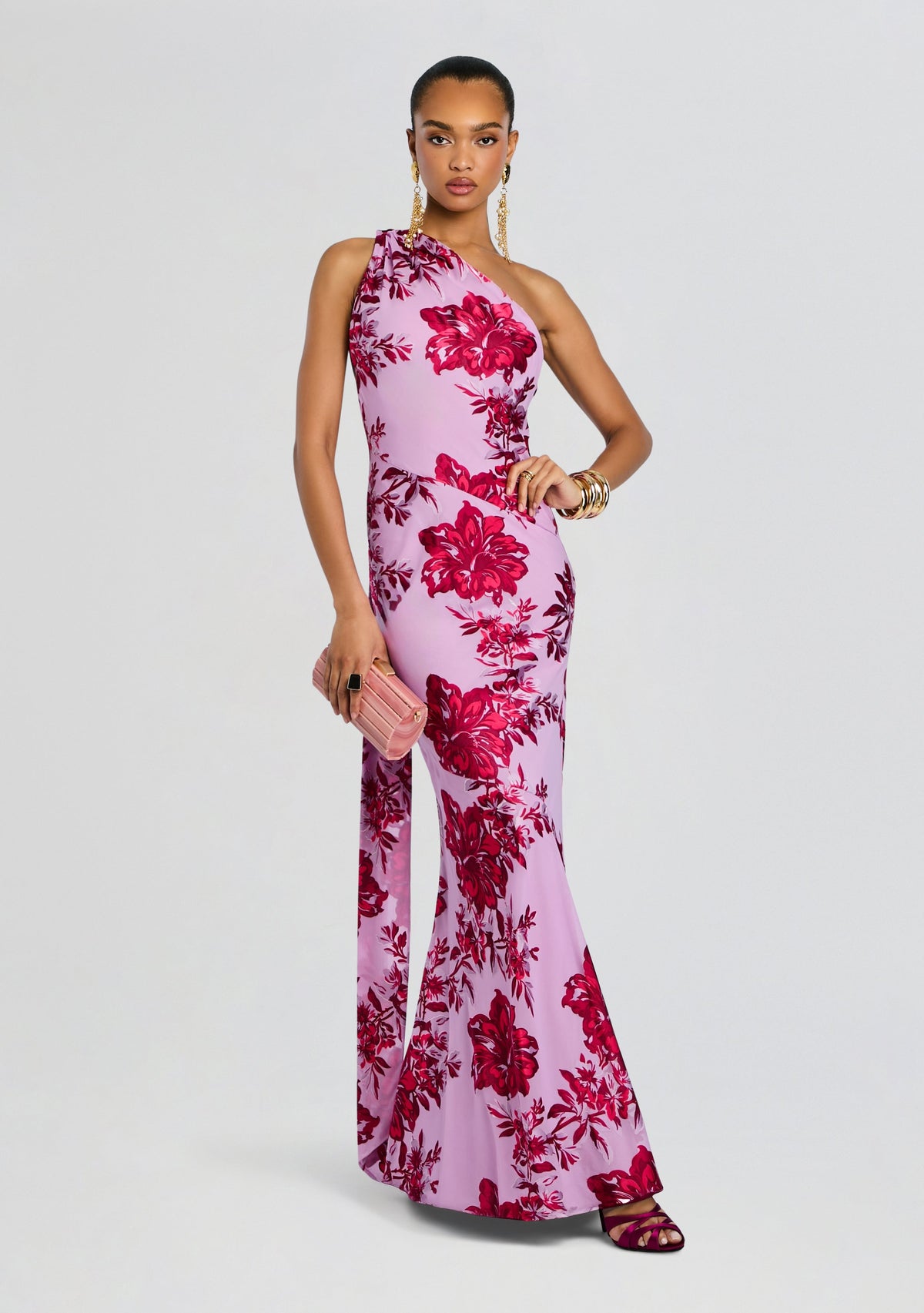 Lorenna Dress by retrofête in Lavande Reverie Burn, product image 3