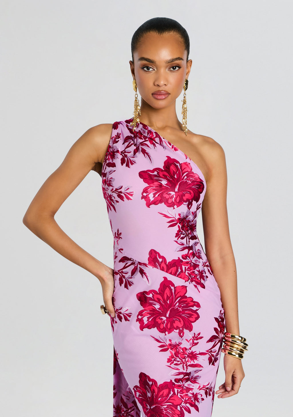 Lorenna Dress by retrofête in Lavande Reverie Burn, product image 5