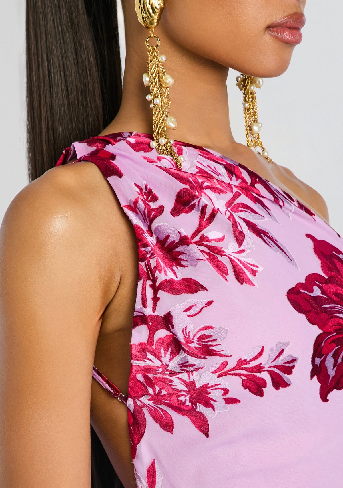 Lorenna Dress by retrofête in Lavande Reverie Burn, product image 2