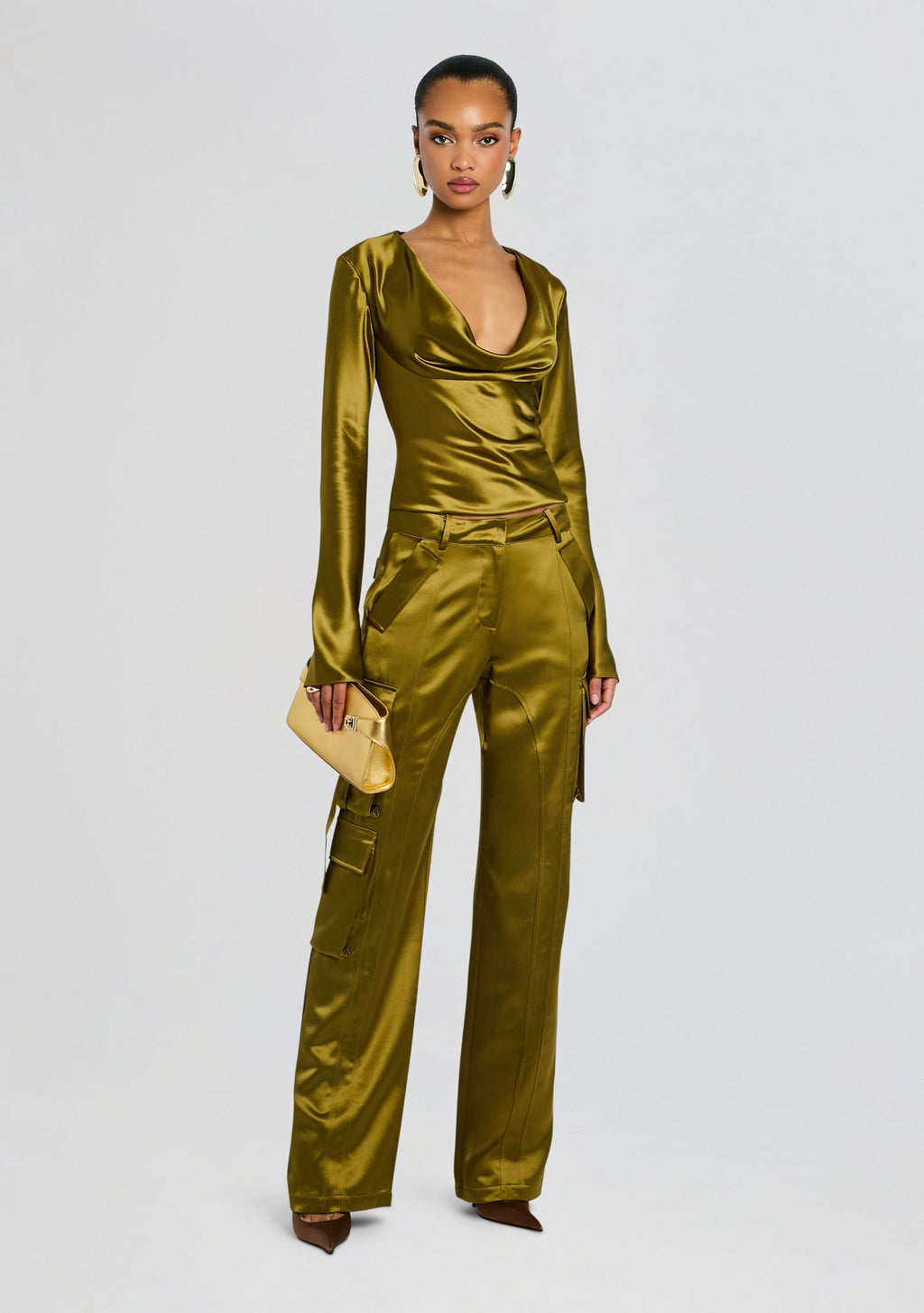 André Cargo Pants by retrofête in Ochre, product image 2