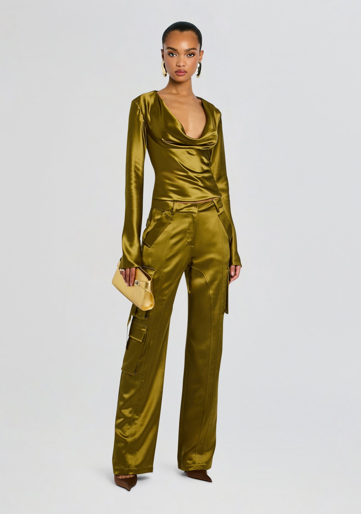André Cargo Pants by retrofête in Ochre, product image 2