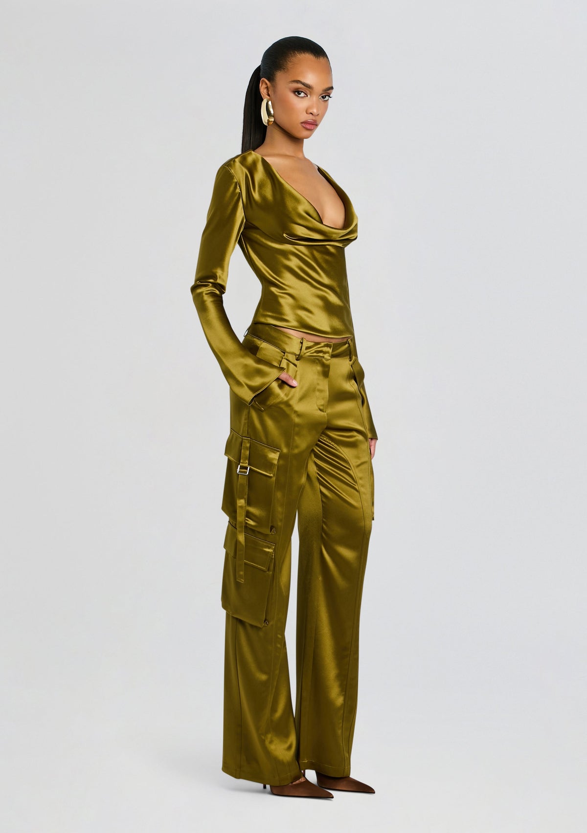 André Cargo Pants by retrofête in Ochre, product image 4