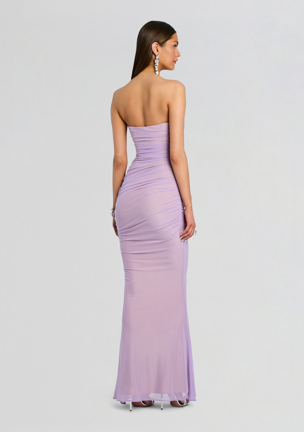 Quintessa Mesh Dress by retrofête in Lavande, product image 4