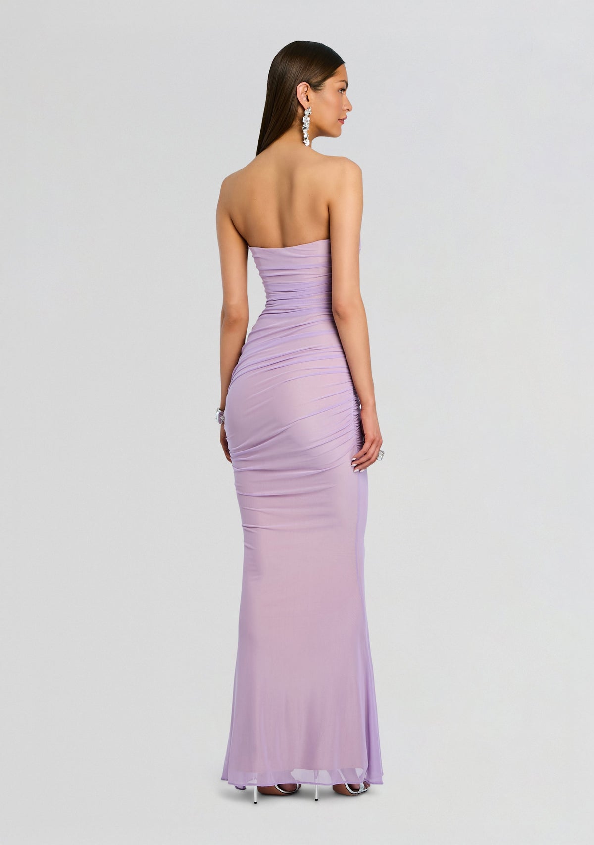 Quintessa Mesh Dress by retrofête in Lavande, product image 4