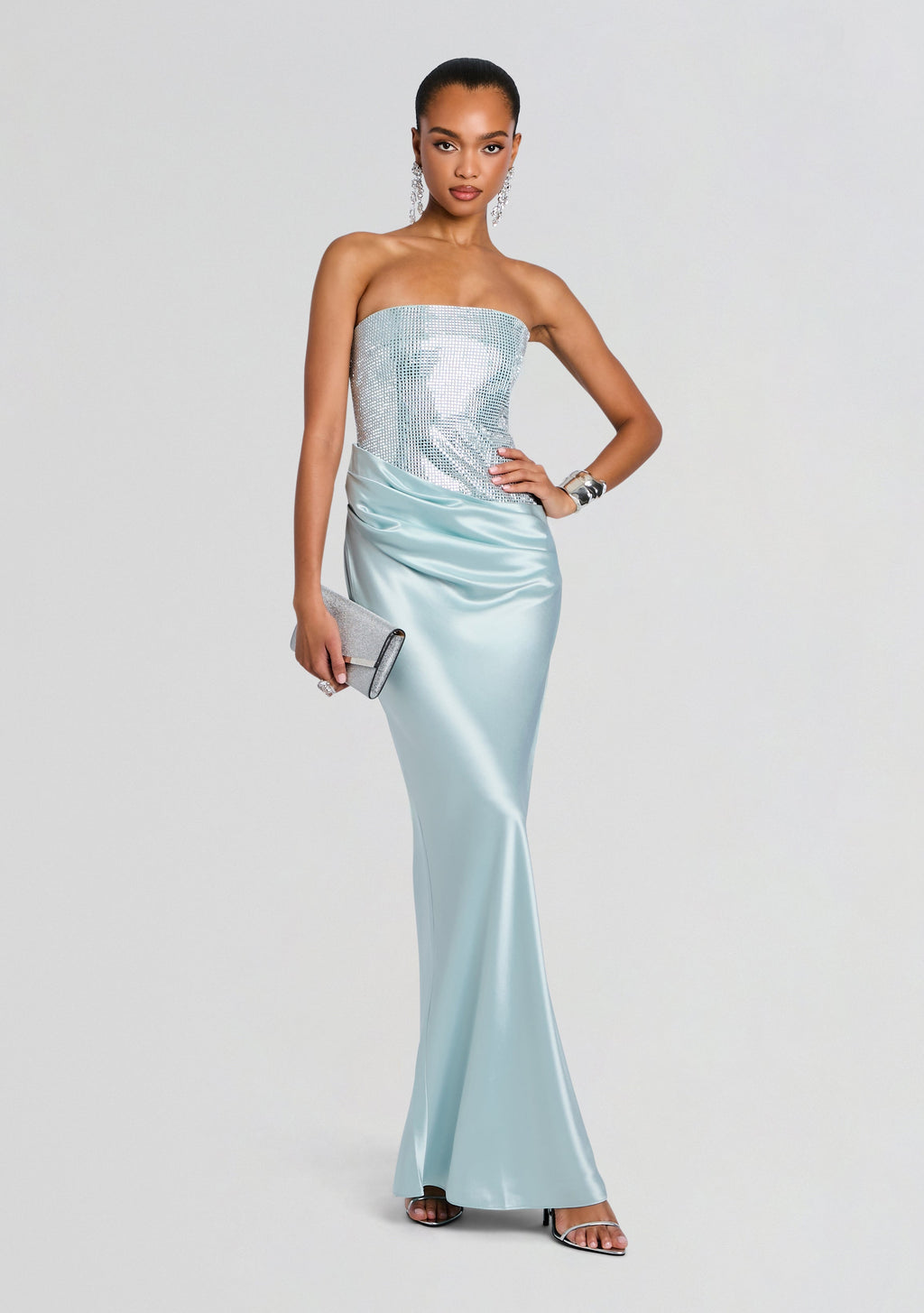 Alexandra Embellished Dress by retrofête in Seychelles, product image 1