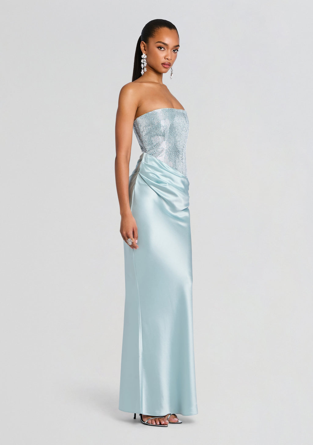 Alexandra Embellished Dress by retrofête in Seychelles, product image 4