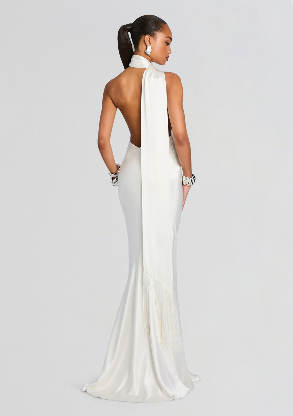 Kelsa Dress by retrofête in Ivory, product image 1