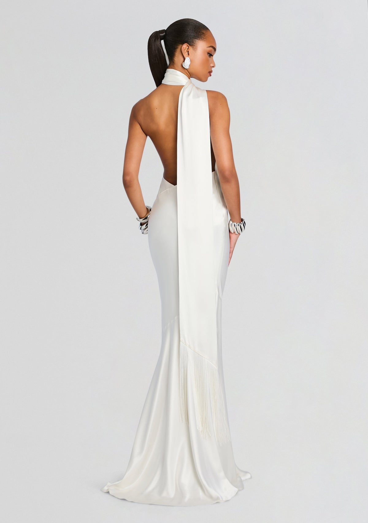 Kelsa Dress by retrofête in Ivory, product image 1