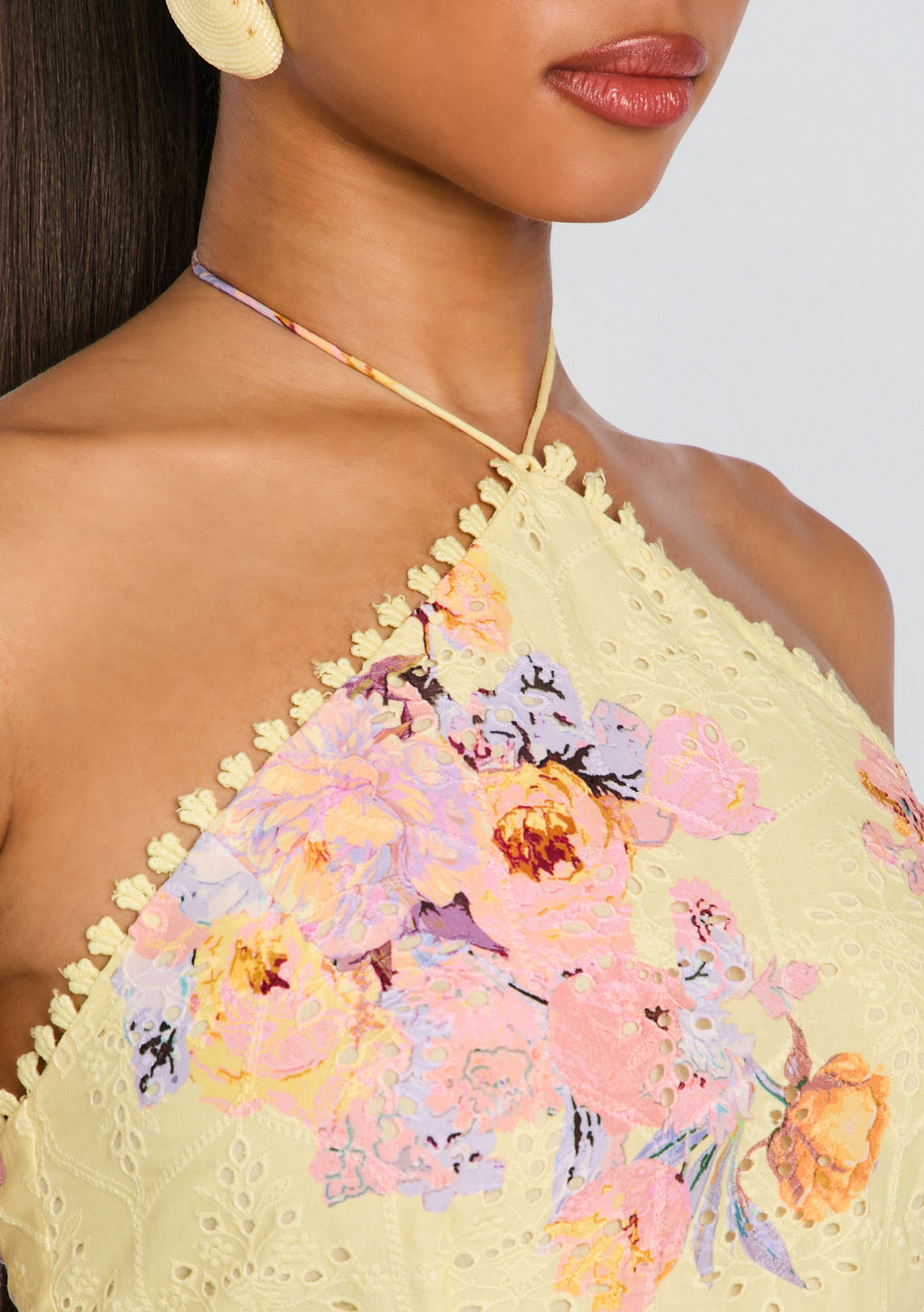 Kysha Short Dress by Hemant & Nandita in Yellow, product image 2