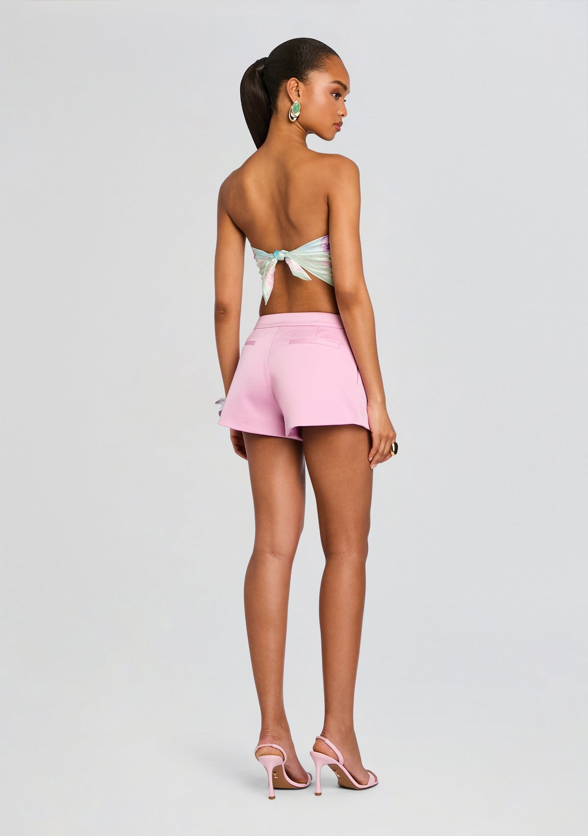 Alivia Silk Top by retrofête in Beija Flor Pistachio, product image 5