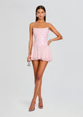 Dreeny Embroidered Dress by retrofête in Rosa, product image 1