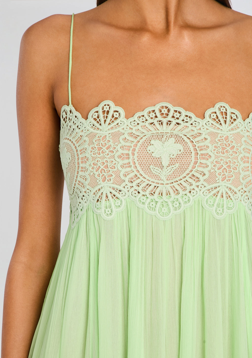 Gypsy Chiffon Dress by retrofête in Pistachio, product image 2