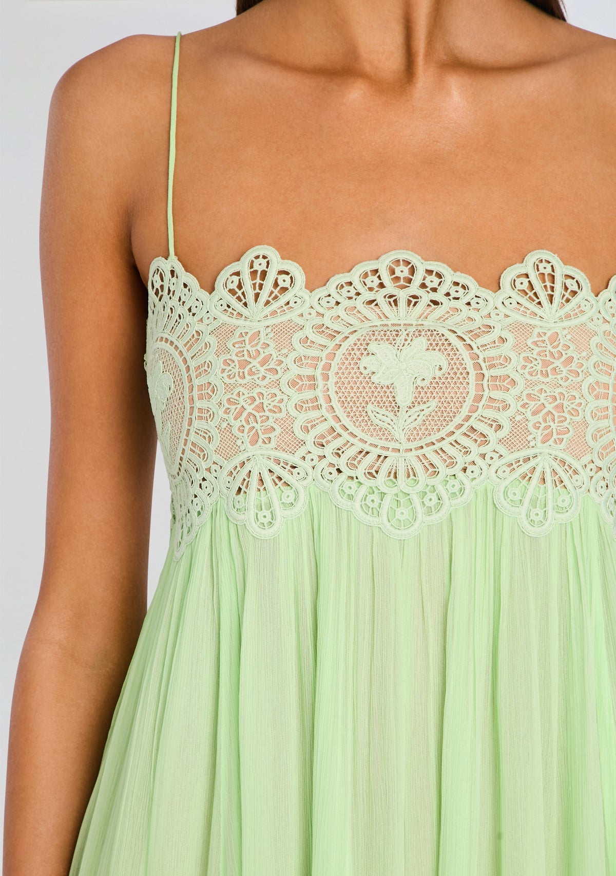 Gypsy Chiffon Dress by retrofête in Pistachio, product image 2