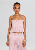 Luenie Chiffon Top by retrofête in Rosa, product image 1