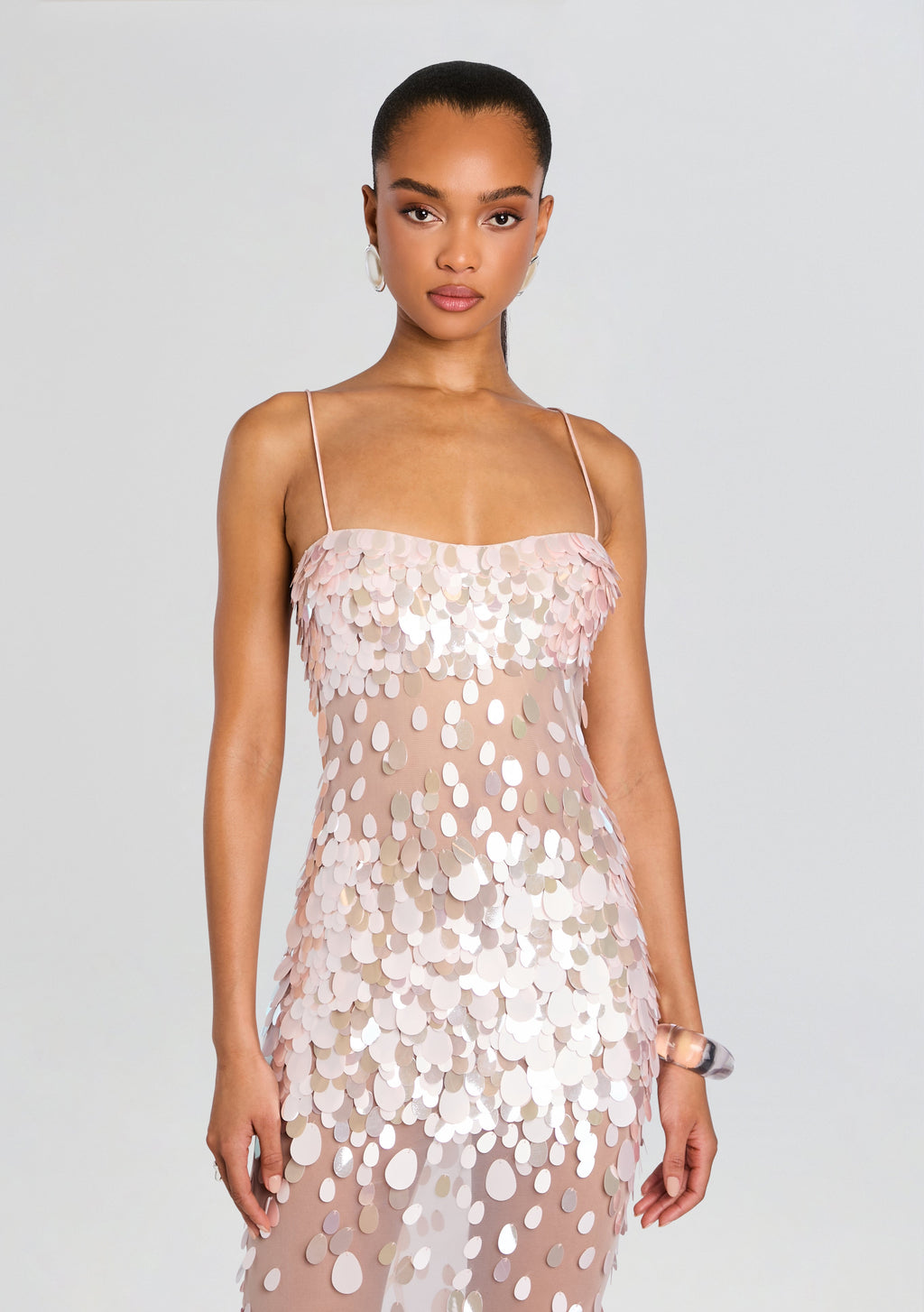 Mischa Sequin Dress by retrofête in Pink, product image 5