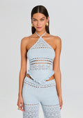 Sylvaine Crochet Top by retrofête in Metallic Glace, product image 1