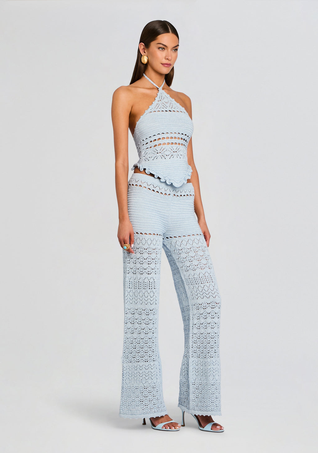 Sylvaine Crochet Top by retrofête in Metallic Glace, product image 4