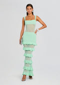 Thora Knit Dress by retrofête in Mint, product image 1