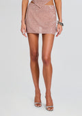 Bethely Sequin Skirt by retrofête in Truffle, product image 1