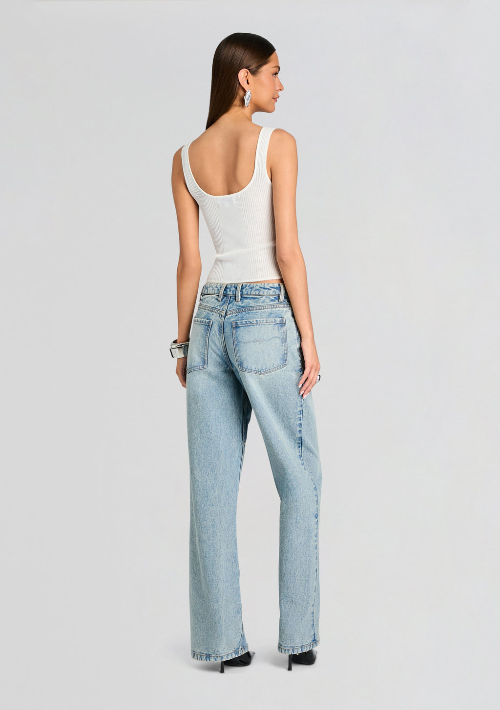 Alberta Tank by SEROYA in White, product image 5