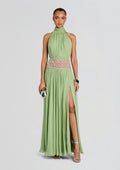 Kreeli Embellished Dress by retrofête in Matcha, product image 1