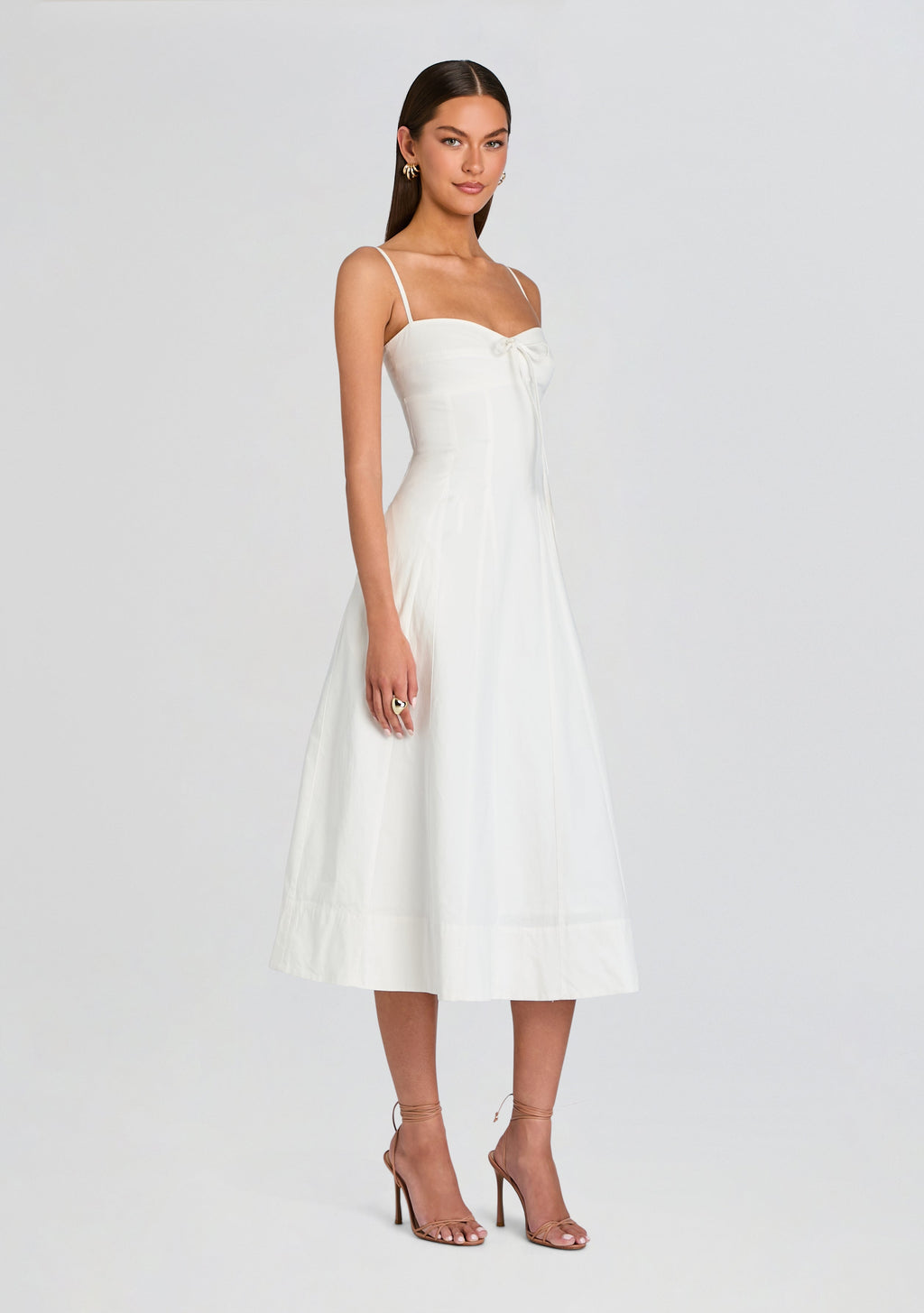 Mirelle Dress by SEROYA in White, product image 3