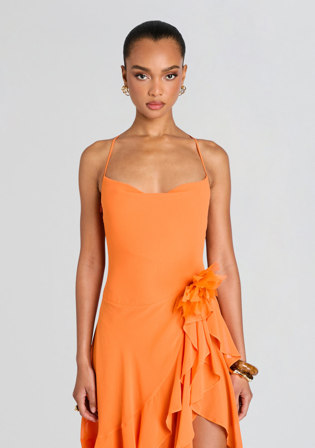 Samara Silk Chiffon Dress by retrofête in Arianzo, product image 5