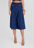 Yumi Skirt by SEROYA in Admiral Blue, product image 1