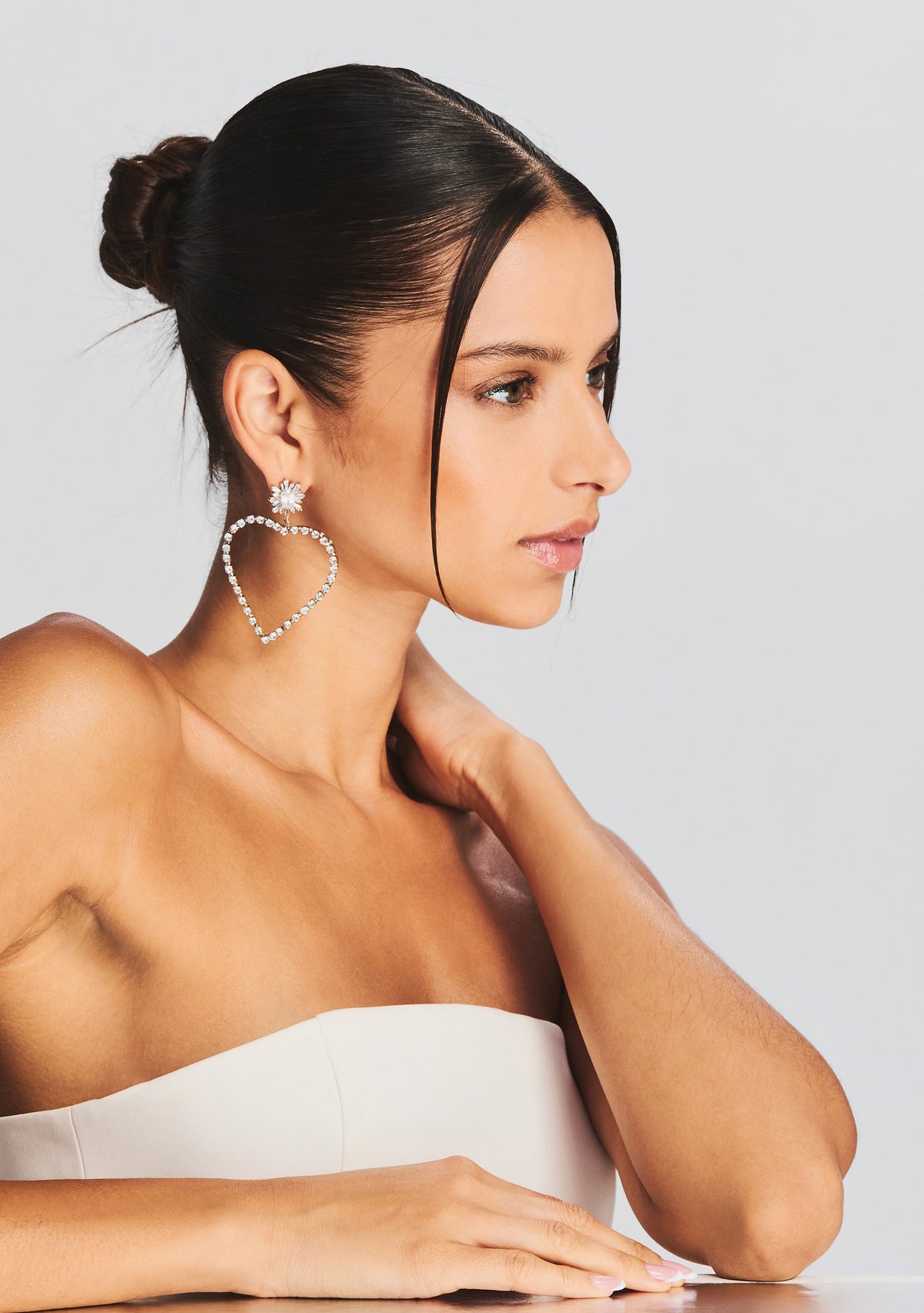 Amor Earrings by Keren Wolf in Silver, product image 3