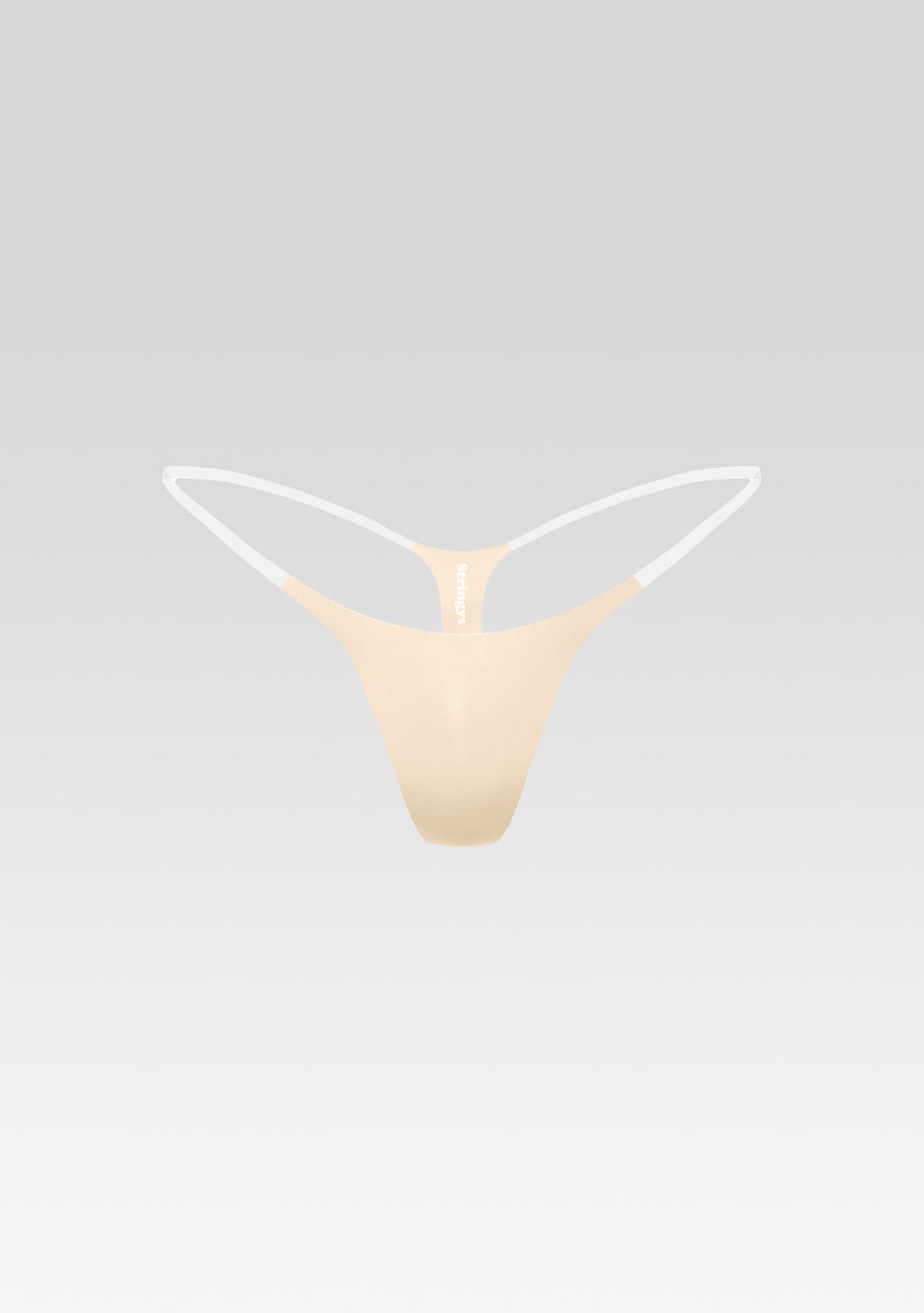 Invisible Strap 3-Pack Panty by Stringys in Buttercream Beige, product image 2