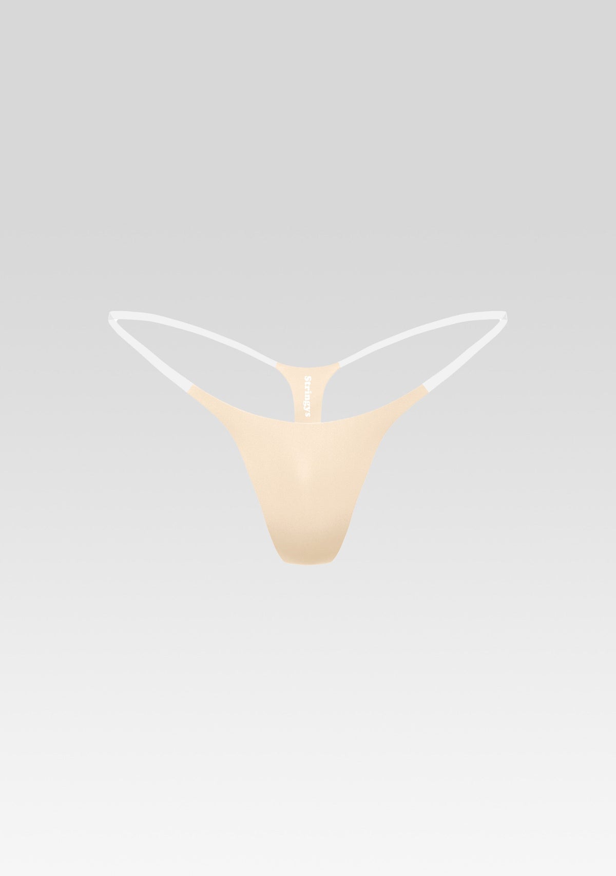 Invisible Strap 3-Pack Panty by Stringys in Buttercream Beige, product image 2