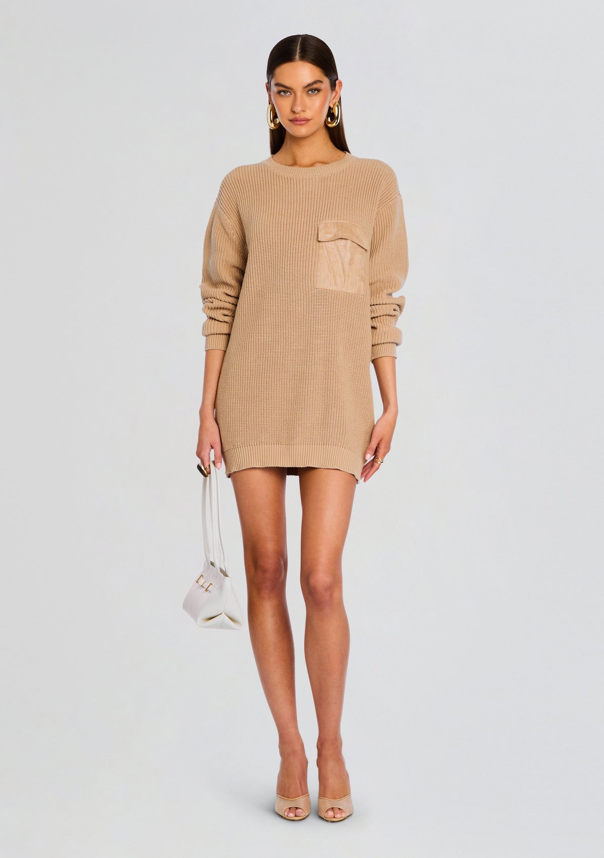 Devin Sweater by SEROYA in Tan, product image 5