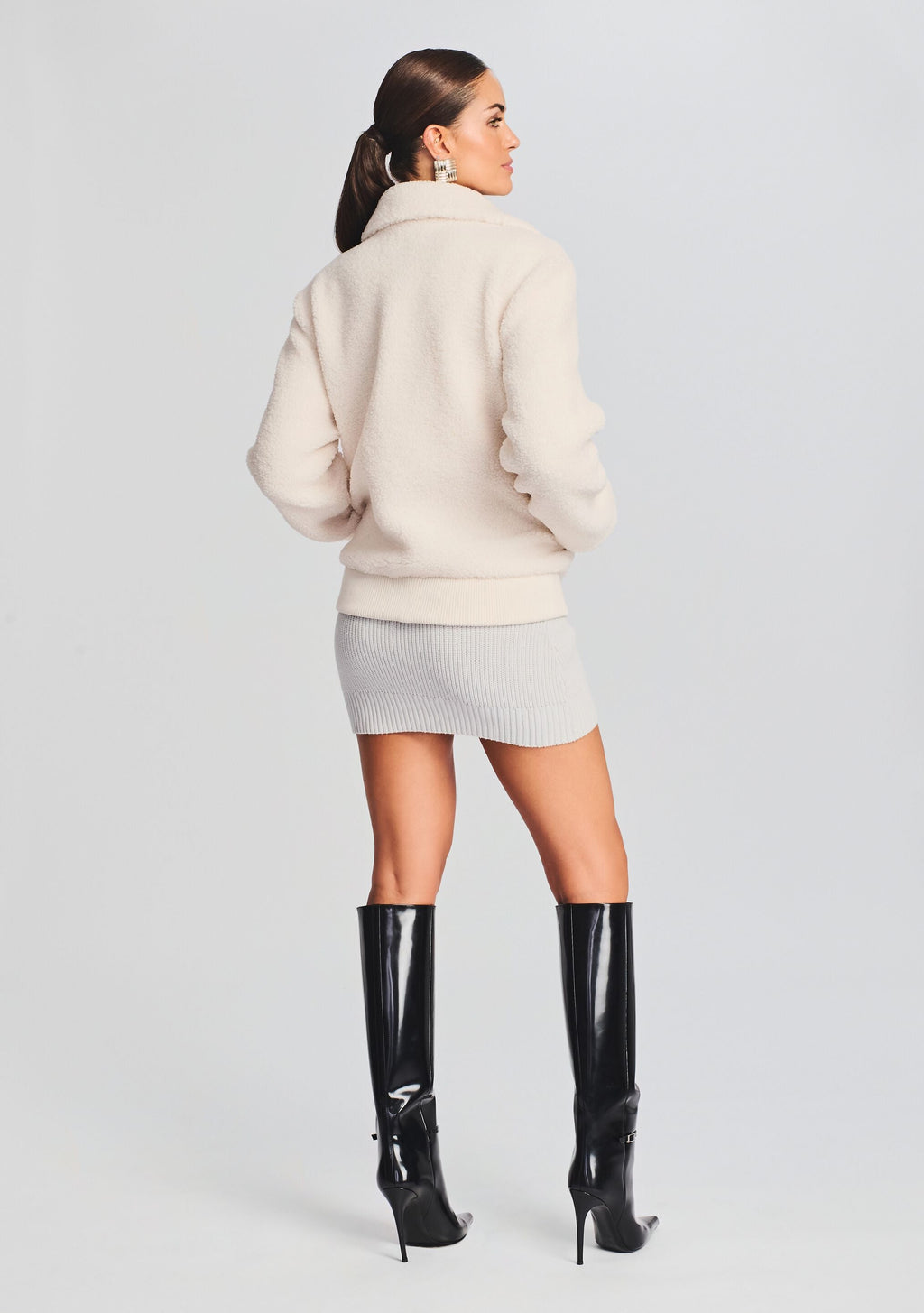 Caleb Teddy Jacket by SEROYA in Cream, product image 4