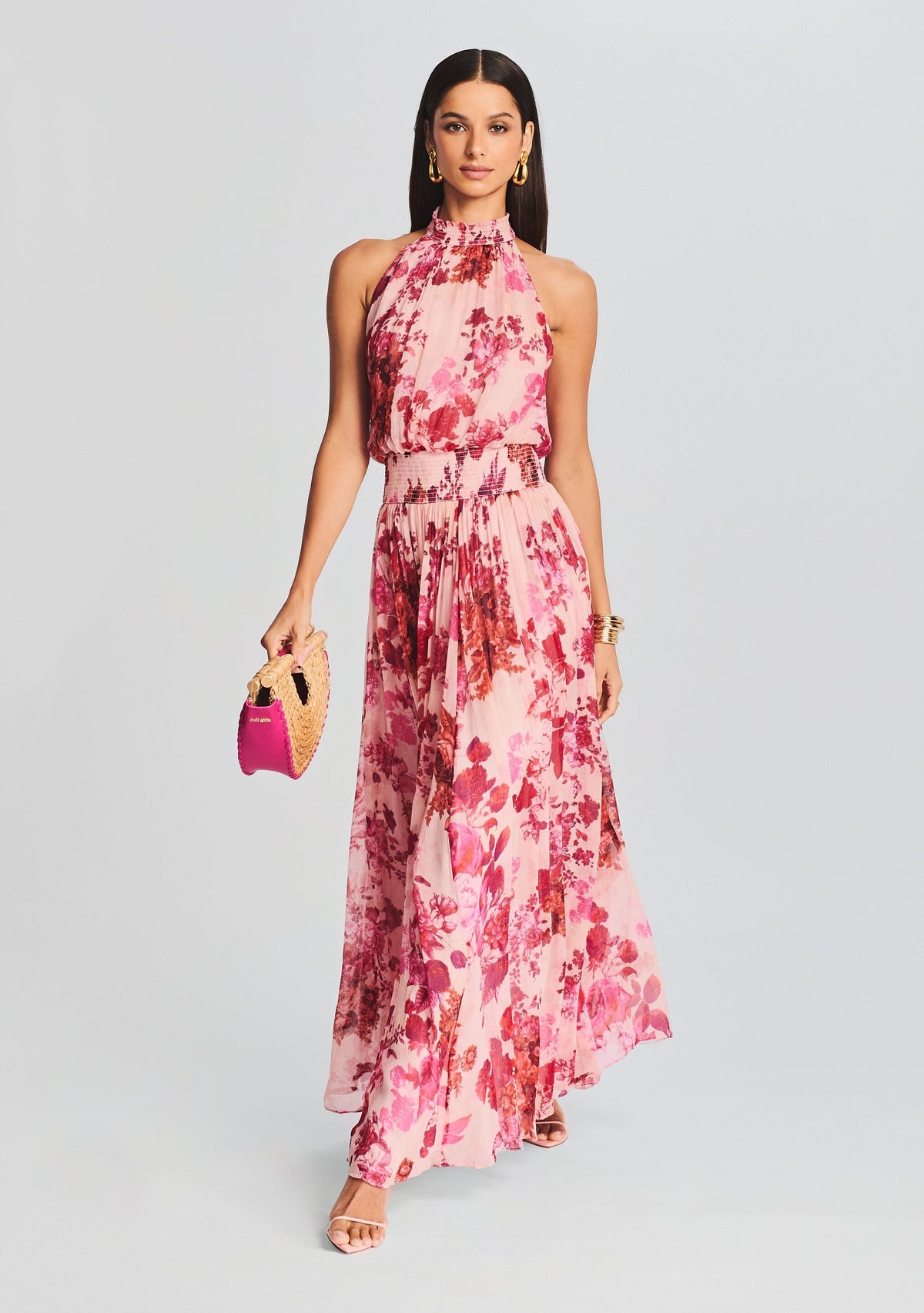 Dali Long Dress by Hemant & Nandita in Multi, product image 1