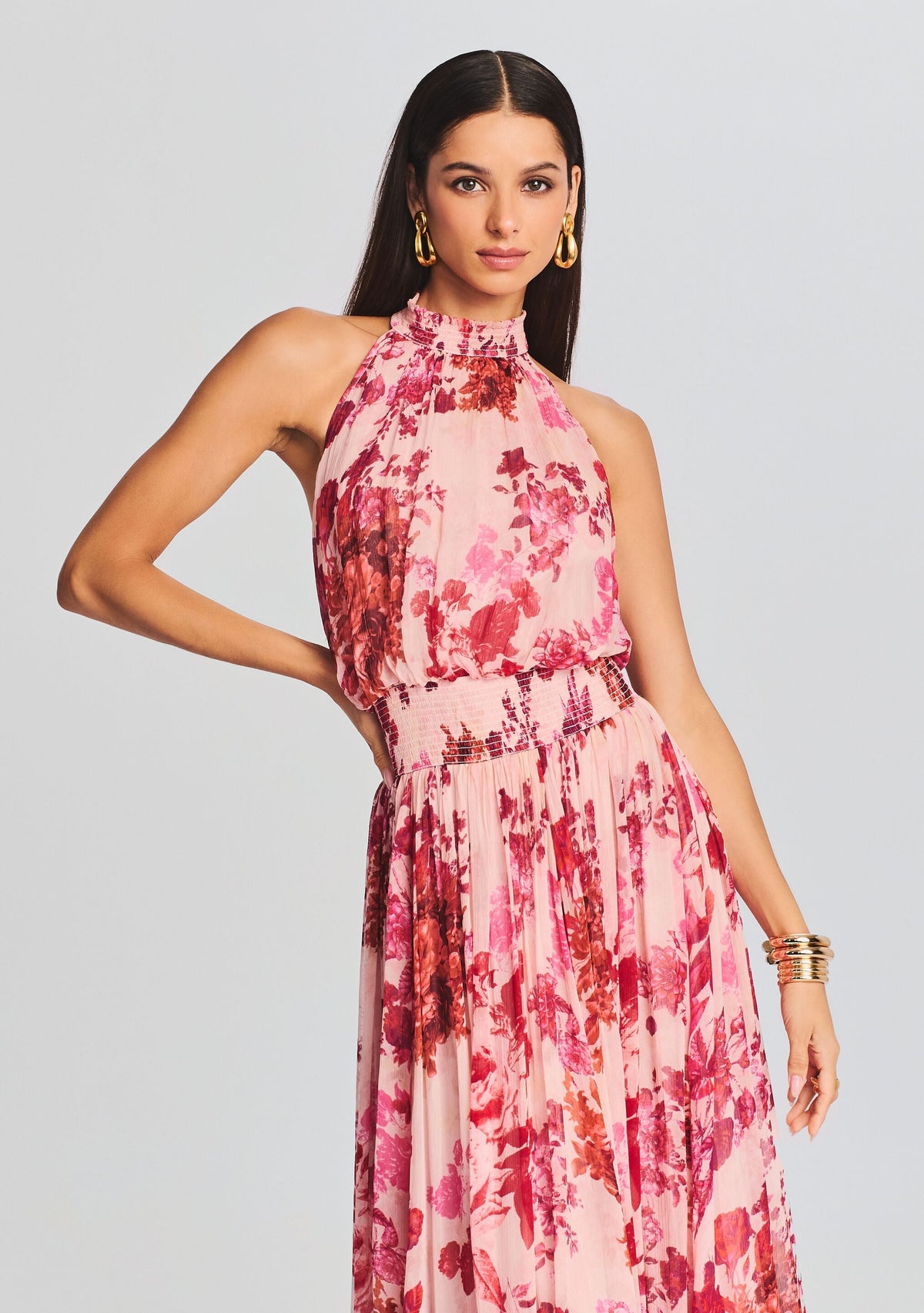 Dali Long Dress by Hemant & Nandita in Multi, product image 2