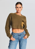Mid Cropped Devin Sweater by SEROYA in Fort Greene, product image 1