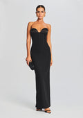 Luna Dress by retrofête in Black, product image 1