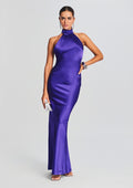 Phera Maxi Dress by SEROYA in Violet Indigo, product image 1