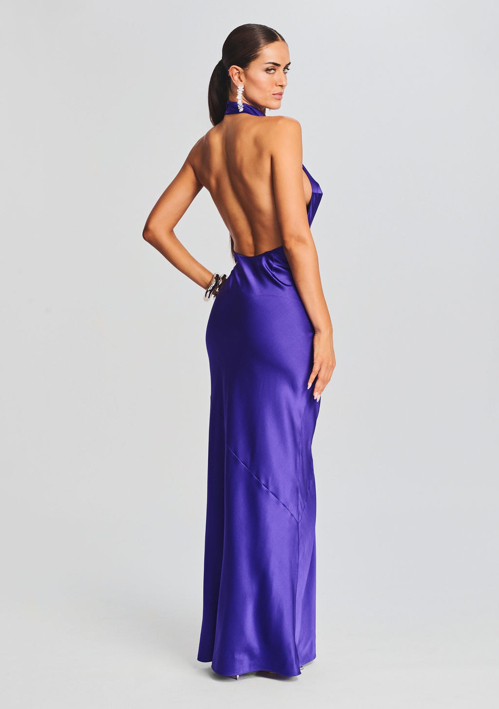 Phera Maxi Dress by SEROYA in Violet Indigo, product image 4