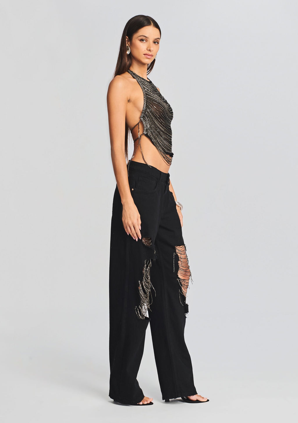 Marlowe Jean by retrofête in Raven Black, product image 3