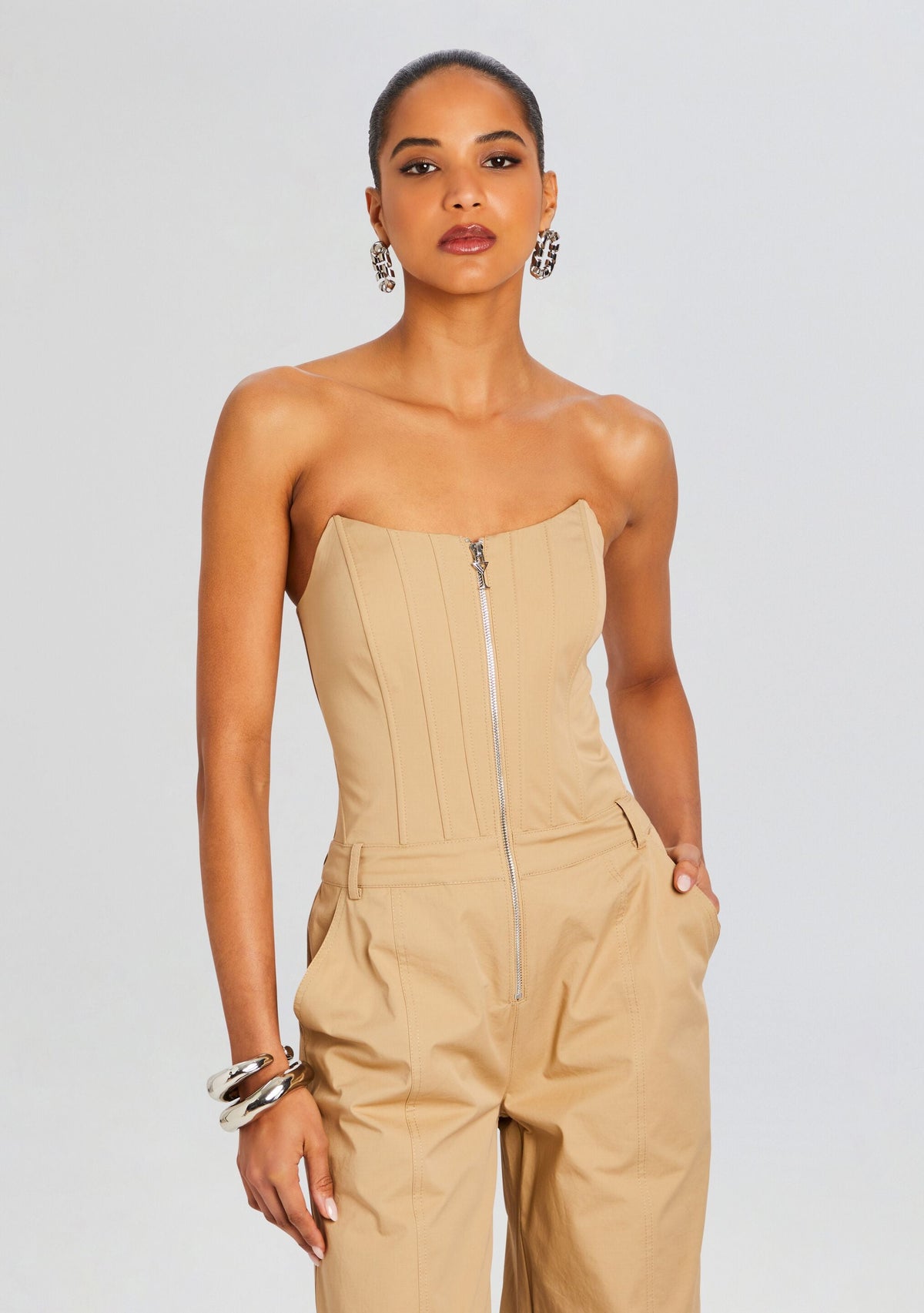 Stana Jumpsuit by retrofête in Sand, product image 5