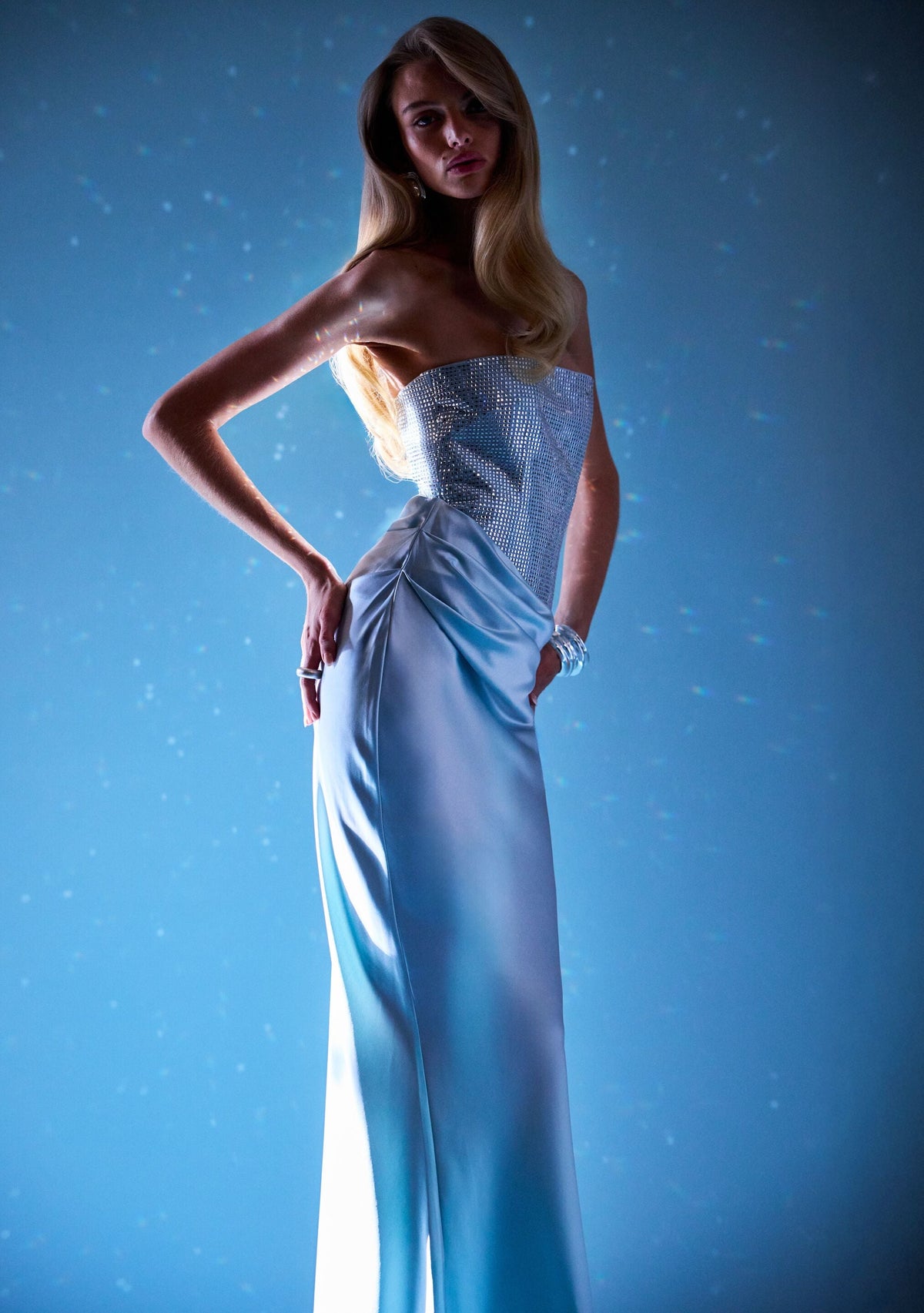 Alexandra Embellished Dress by retrofête in Seychelles, product image 2
