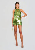Bondera Sequin Dress by retrofête in Kiwi, product image 1