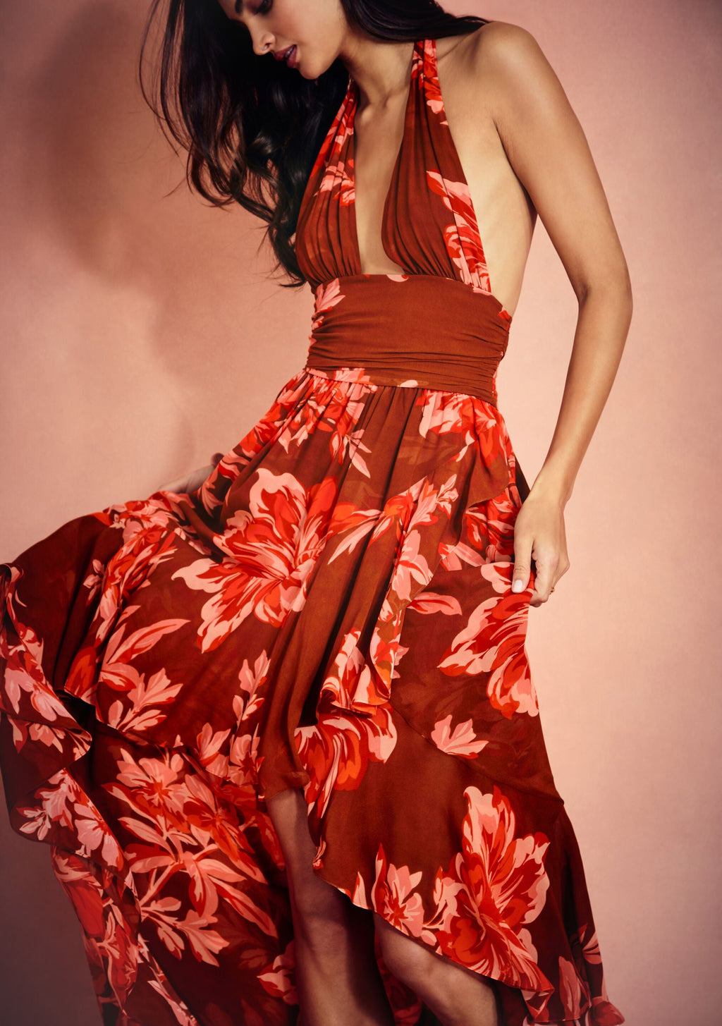 Nylah Dress by retrofête in Geranium Reverie, product image 2