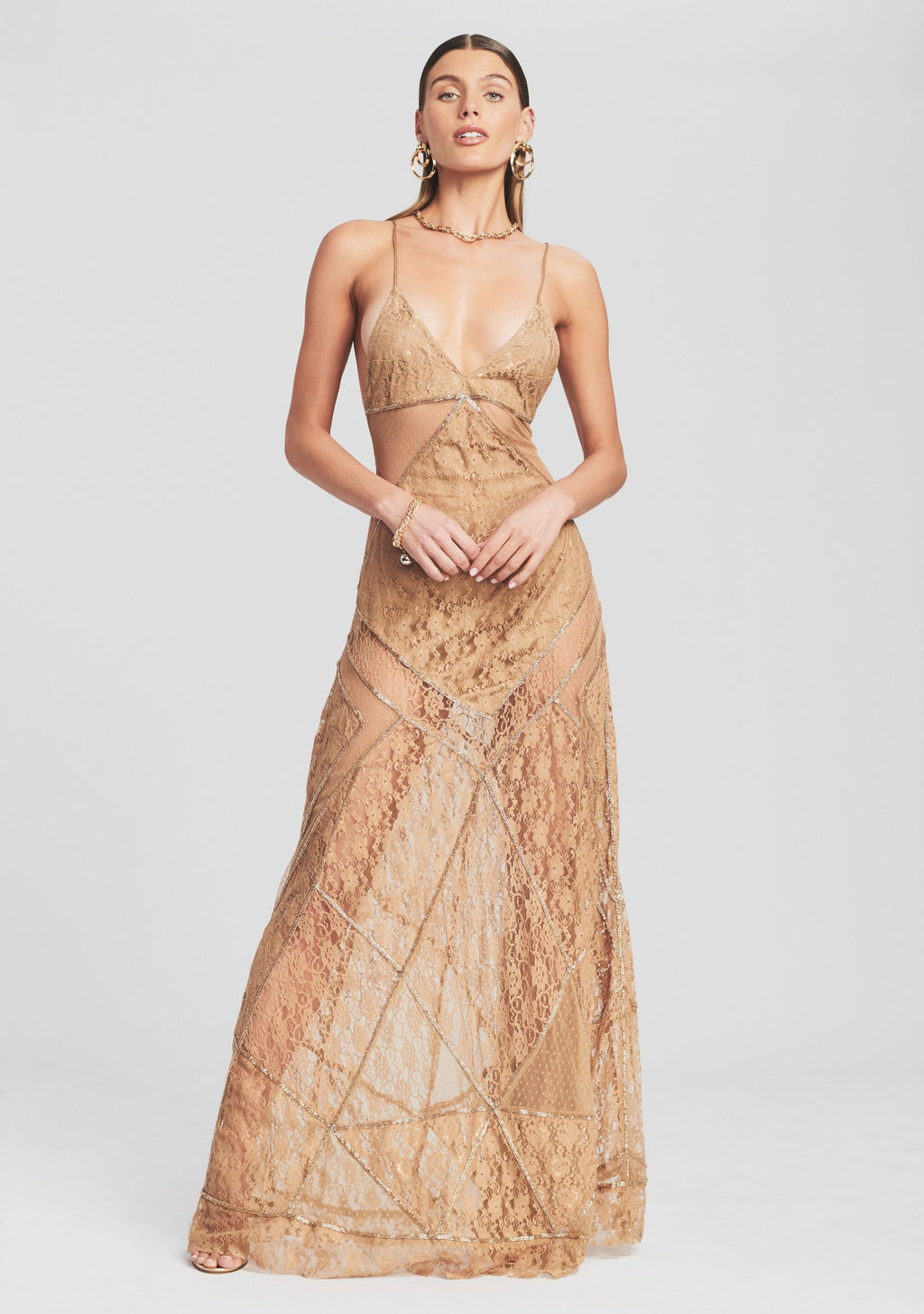 Gianni Dress by retrofête in Champagne, product image 5