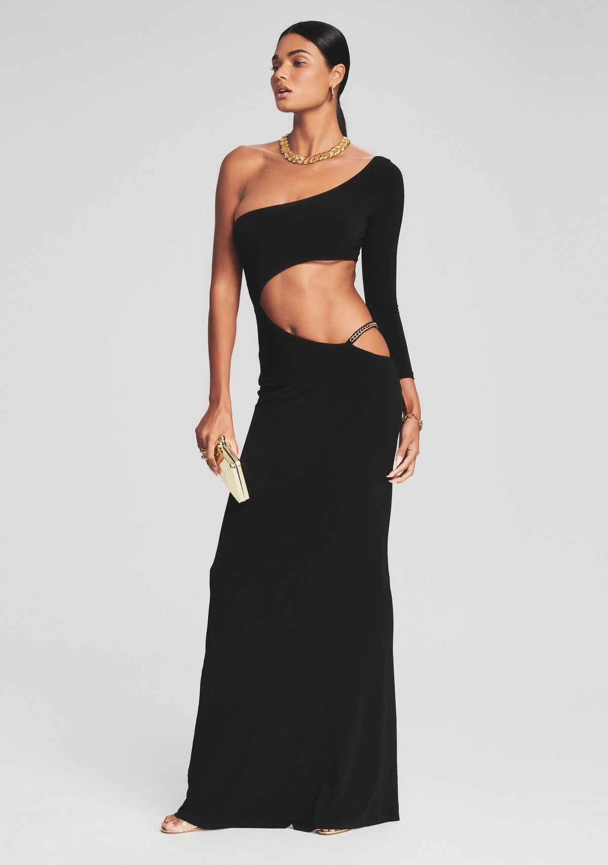 Whitney Dress by retrofête in Black, product image 1