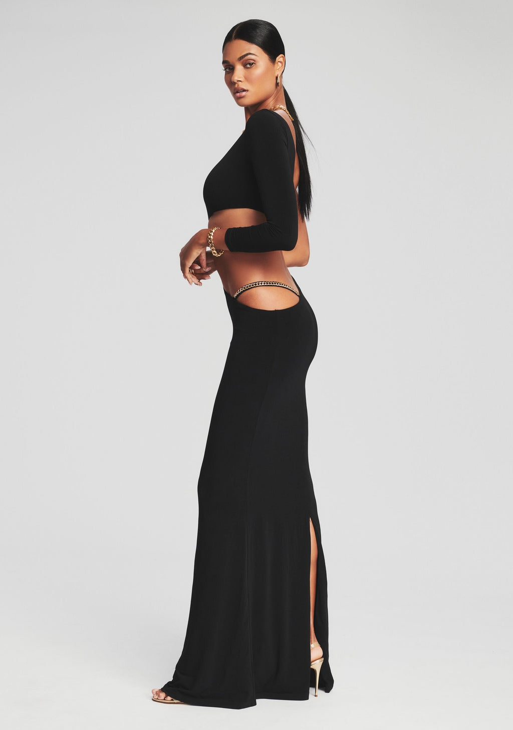 Whitney Dress by retrofête in Black, product image 3